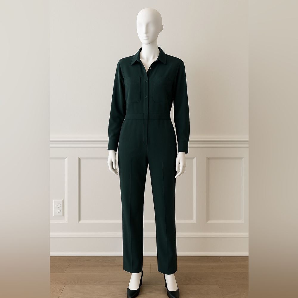 Babaton dark green jumpsuit